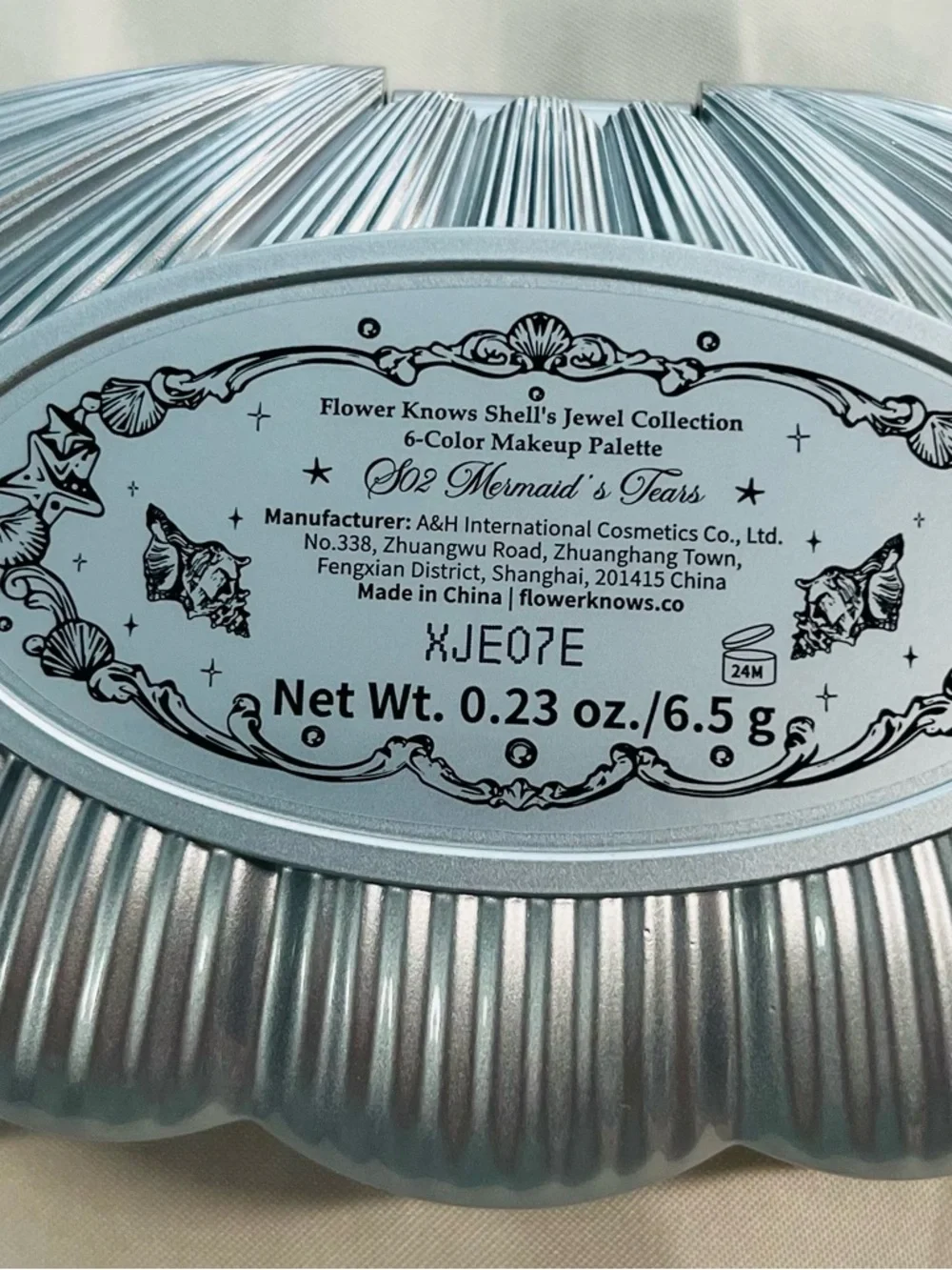 Flower Knows Shell’s Jewel 6 Color Makeup Palette & Gift Card - Mermaids Tears - Picture 6 of 12